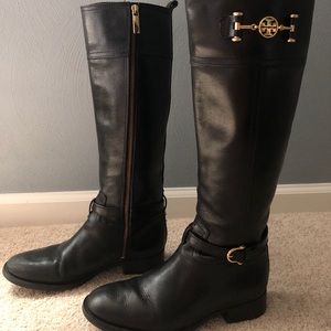 black tory burch boots